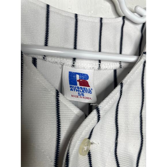 Vintage Youth New York Yankees GIAMBI 25 Jersey Russell Athletic Size 5/6 - Picture 5 of 6